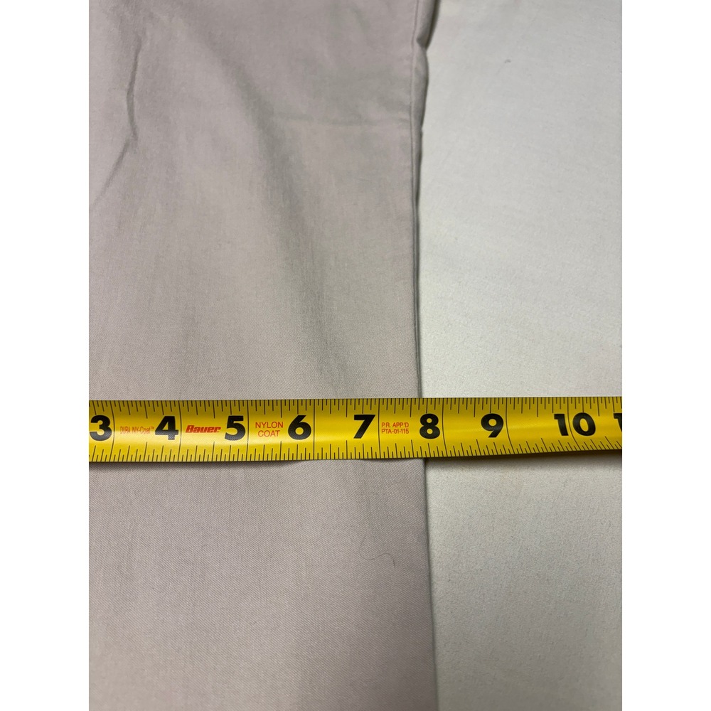 J.McLaughlin Masie Pull On Pants Tan Stone Straight Leg Hem Vent Womens 12 32X26 - Picture 7 of 9